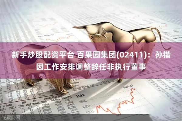新手炒股配资平台 百果园集团(02411)：孙锴因工作安排调整辞任非执行董事